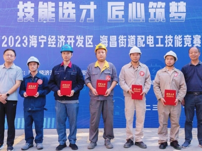 芯能科技员工在“技能选才 匠心筑梦”配电工技能竞赛中喜获佳绩